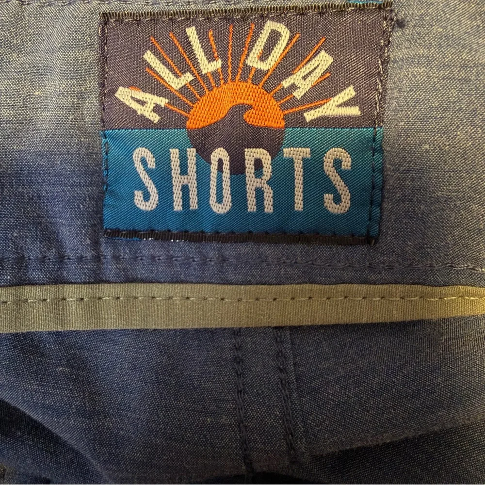 Faherty All Day Shorts 36 Blue Heather 9” Stretch Hybrid Golf Beach